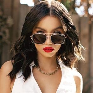 Quay Just Pretend Black / Gold Sunglasses